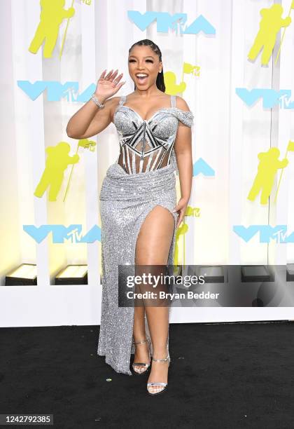 Chloe Bailey at the 2022 MTV Video Music Awards held at Prudential Center on August 28, 2022 in Newark, New Jersey.