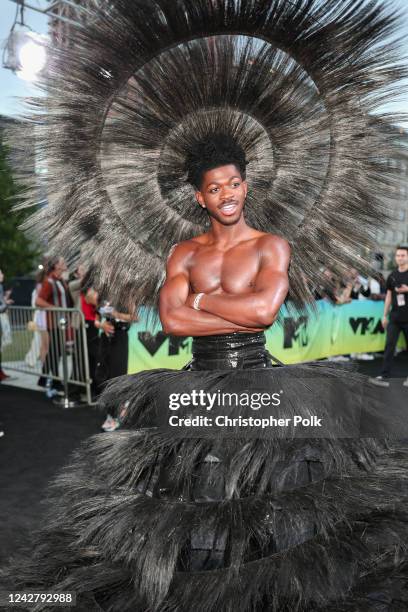 Lil Nas X at the 2022 MTV Video Music Awards held at Prudential Center on August 28, 2022 in Newark, New Jersey.