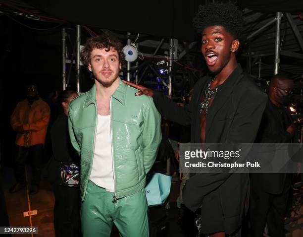 Jack Harlow and Lil Nas X at the 2022 MTV Video Music Awards held at Prudential Center on August 28, 2022 in Newark, New Jersey.