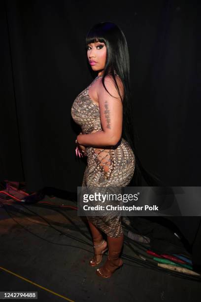 Nicki Minaj at the 2022 MTV Video Music Awards held at Prudential Center on August 28, 2022 in Newark, New Jersey.