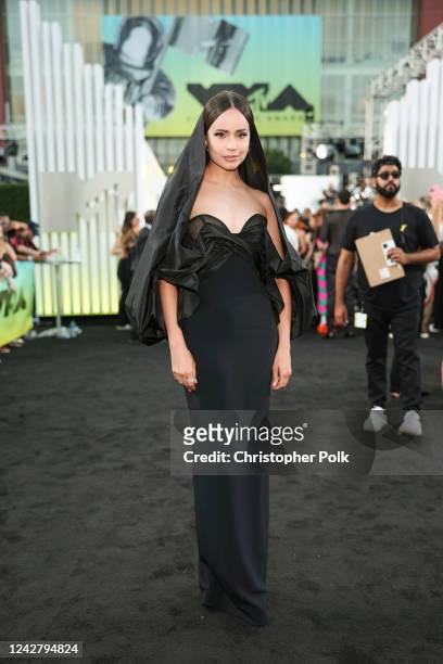 Sofia Carson at the 2022 MTV Video Music Awards held at Prudential Center on August 28, 2022 in Newark, New Jersey.