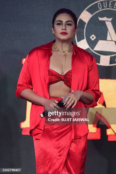 Bollywood actress Huma Qureshi attends Netflix Films Day event in Mumbai on August 29, 2022.