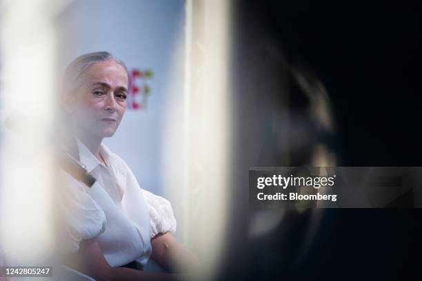 Delphine Ernotte Cunci , President of France Television SA, during the opening day of LaREF22 in Paris, France, on Monday, Aug. 29, 2022. The...