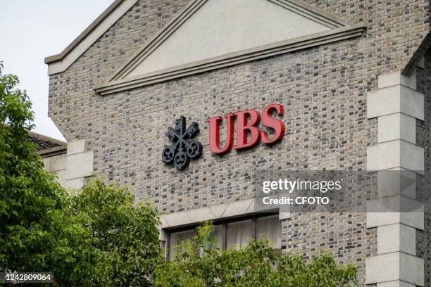 Swiss banking group branch is seen in Shanghai, China, Aug 29, 2022.