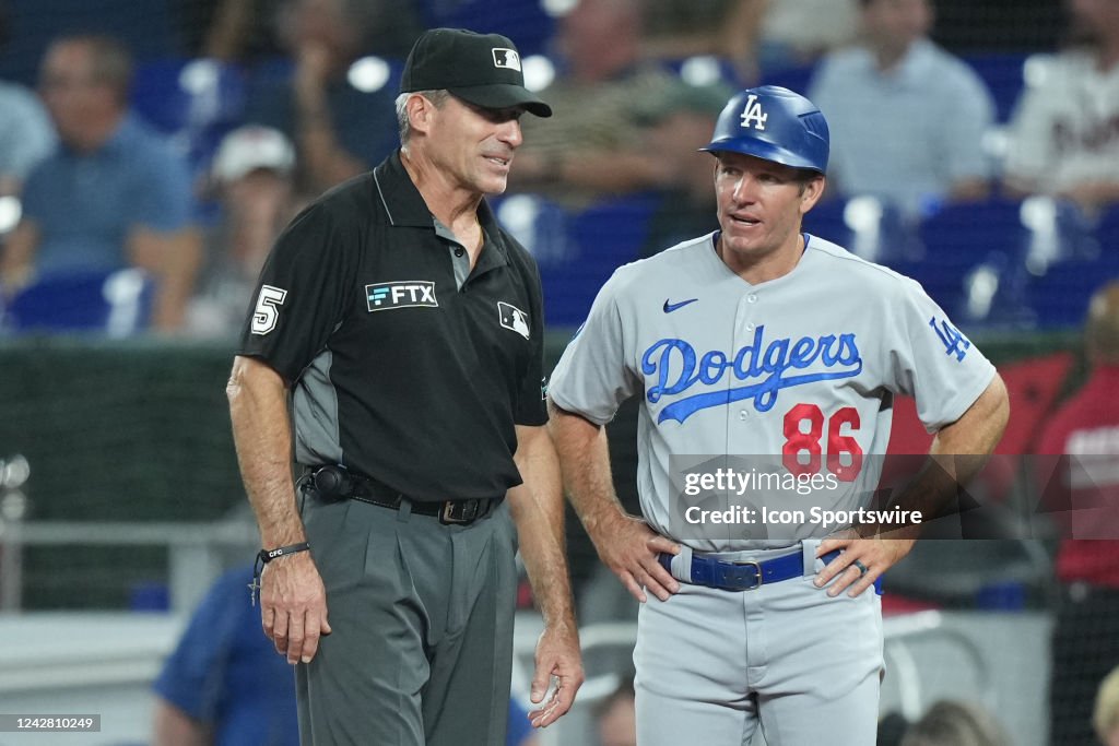 MLB: AUG 26 Dodgers at Marlins