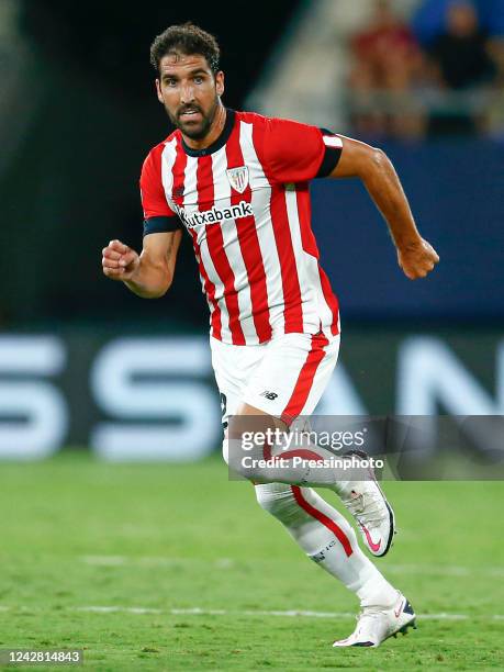 Raul Garcia of Athletic Club during the La Liga match between Cadiz CF and Athletic Club played at Nuevo Mirandilla Stadium on August 29, 2022 in...