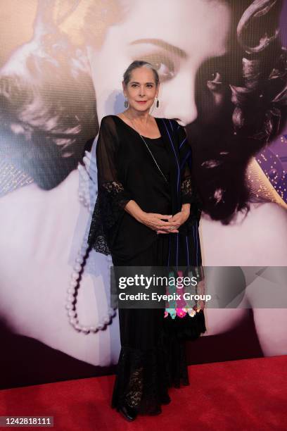 Isaura Espinoza attends at red carpet of the tribute of Silvia Pinal to celebrate her artistic career of of more than 60 years in Entertainment at...