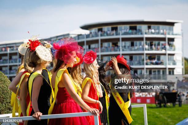 Illustration picture shows the yearly Waregem Koerse, 'Grote Steeple Chase van Vlaanderen' horse race, at the Gaverbeek Hippodrome in Waregem,...