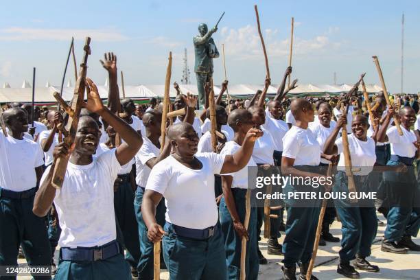 New members of the National Police Services of the Unified Forces who have been on training since the implementation of the revitalized peace...