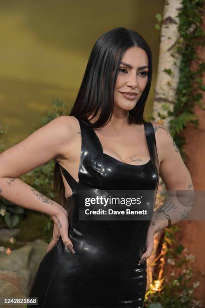 Cleo Pires attends the World Premiere of "The Lord Of The Rings: The Rings Of Power" at Odeon Luxe Leicester Square on August 30, 2022 in London,...