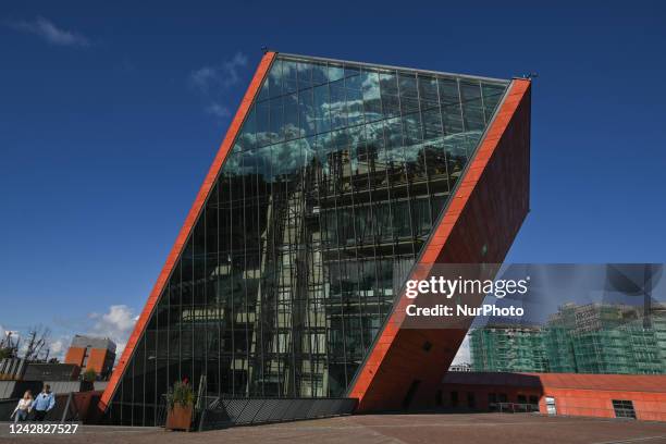 General view of the Museum of the Second World War in Gdansk, seen a two days ahead of the 83rd anniversary of the WWII beginning. On Tuesday, August...