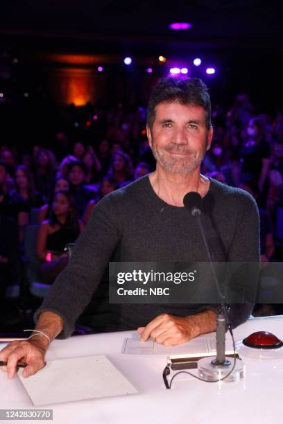 Semi Finals 1 Episode 1715 -- Pictured: Simon Cowell --