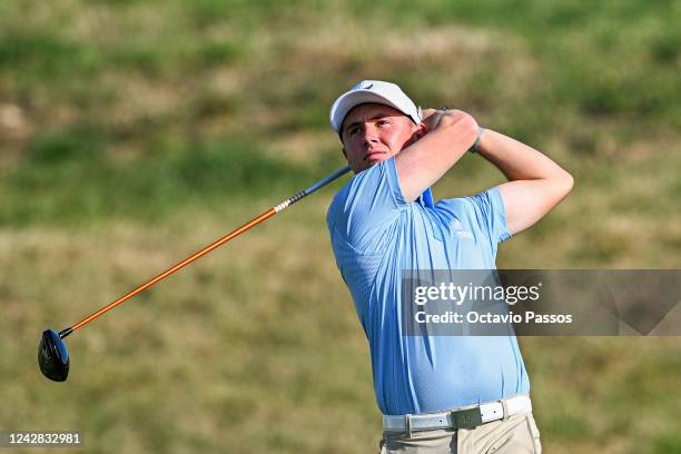 James Hydes of New Zealand plays his tee shot on the 17th hole during Day One of the 2022 World Amateur Team Golf Championships - Eisenhower Trophy...