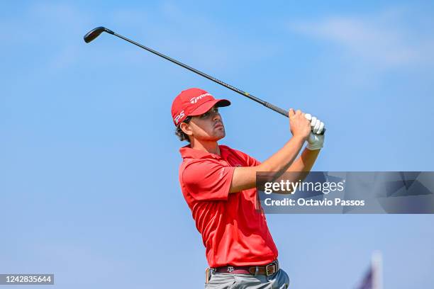 Daniel Costa Rodrigues of Portugal plays his tee shot on the 10th hole during Day One of the 2022 World Amateur Team Golf Championships - Eisenhower...