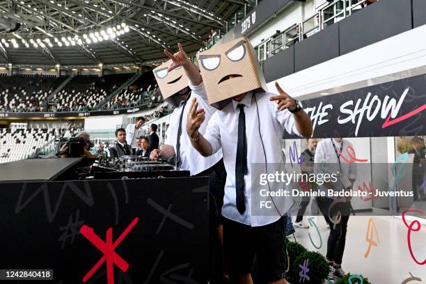 Dj from Mars during the Serie A match between Juventus and Spezia Calcio at Allianz Stadium on August 31, 2022 in Turin, Italy.