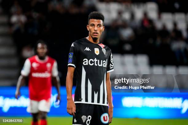 Azzeddine OUNAHI of Angers SCO during the Ligue 1 match between Angers and Reims on August 31, 2022 in Angers, France.