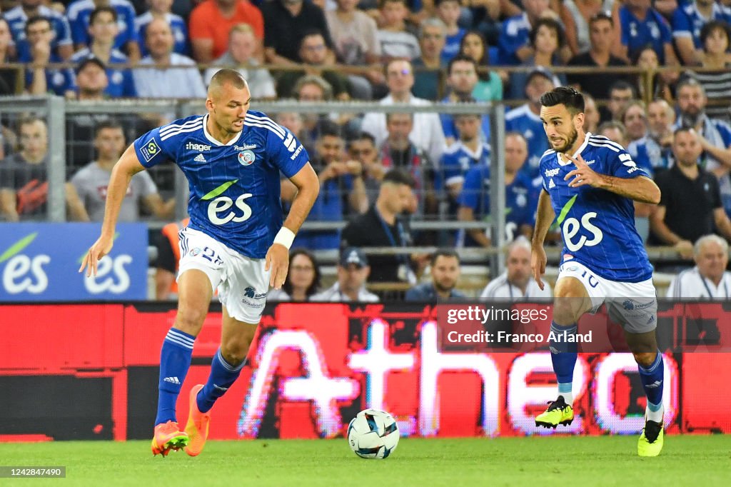 Ludovic AJORQUE of Racing Club de Strasbourg during the Ligue 1 match  News Photo - Getty Images