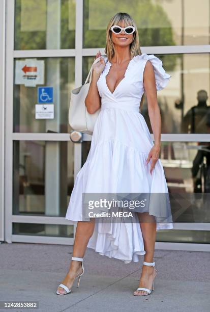 Heidi Klum is seen on August 30, 2022 in Los Angeles, California.