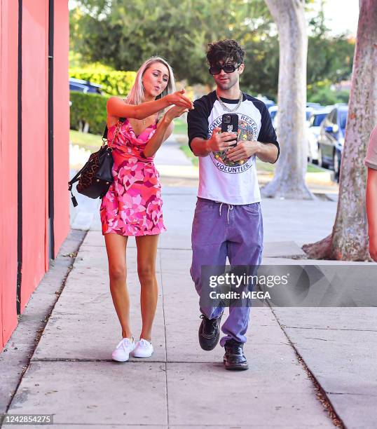 Max Ehrich is seen on August 29, 2022 in Los Angeles, California.