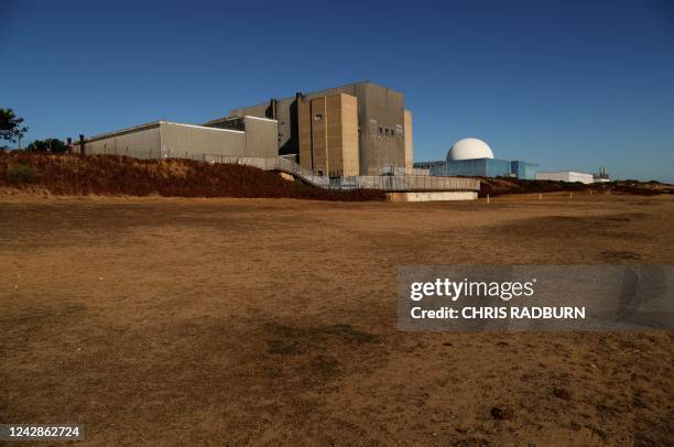 S Sizewell B nuclear power station is pictured ahead of a visit by Britain's Prime Minister Boris Johnson, in Sizewell, eastern England on September...