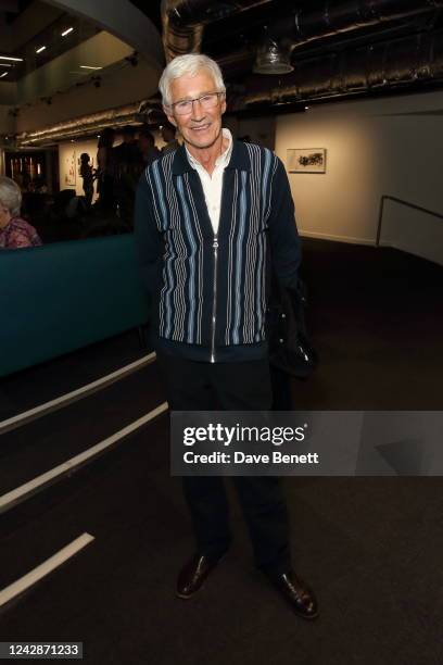 Paul O'Grady attends the press night performance of "Horse-Play" at Riverside Studios on September 1, 2022 in London, England.