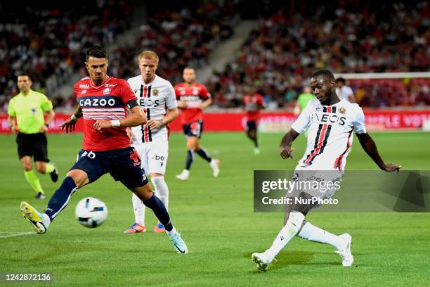 Nicolas Pépé during the game LOSC Lille - OGC Nice, disputed on Pierre-Mauroy stadium in Lille, France. 31 August 2022