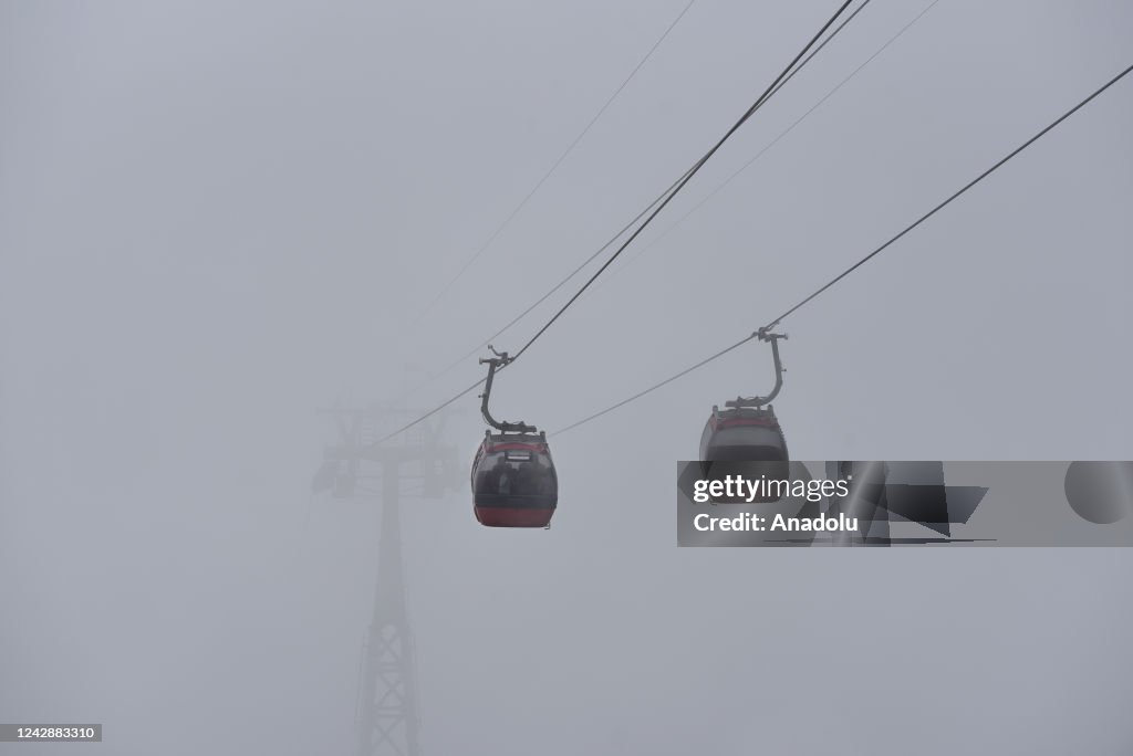 Cable car in Nepal