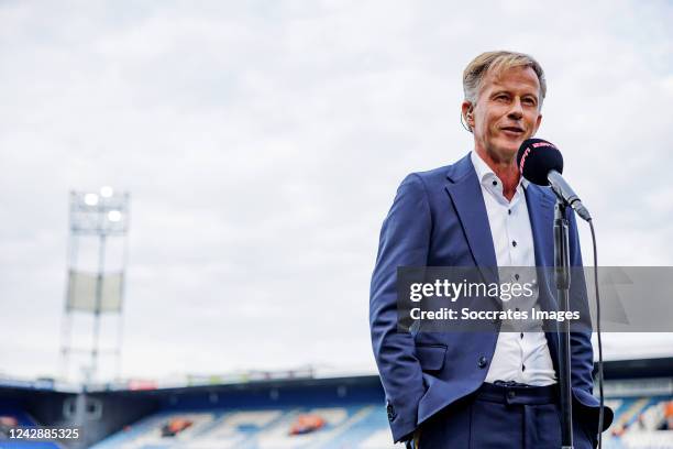 Coach Andries Jonker of Holland Women during the International Friendly Women match between Holland v Scotland at the MAC3PARK Stadium on September...