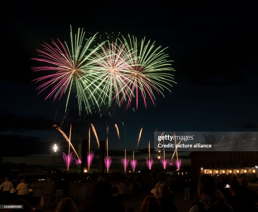 Firework Contest Fireworks can be seen at the Olympic Stadium for the start of the ...