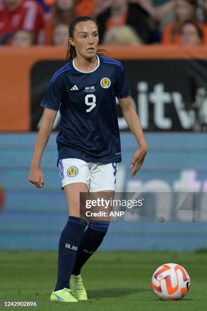 Caroline Weir of Scotland women during the International Women's Friendly match between the Netherlands and Scotland at the MAC³PARK Stadium on...