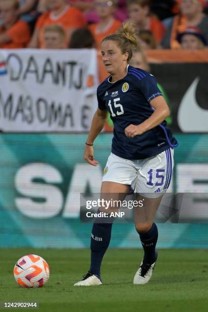 Sophie Howard of Scotland women during the International Women's Friendly match between the Netherlands and Scotland at the MAC³PARK Stadium on...