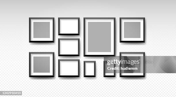 ilustraciones, imágenes clip art, dibujos animados e iconos de stock de vector marco de imagen en blanco texturizado aislado - large format camera