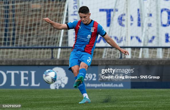 Inverness' Cameron Harper in action during a cinch Championship match