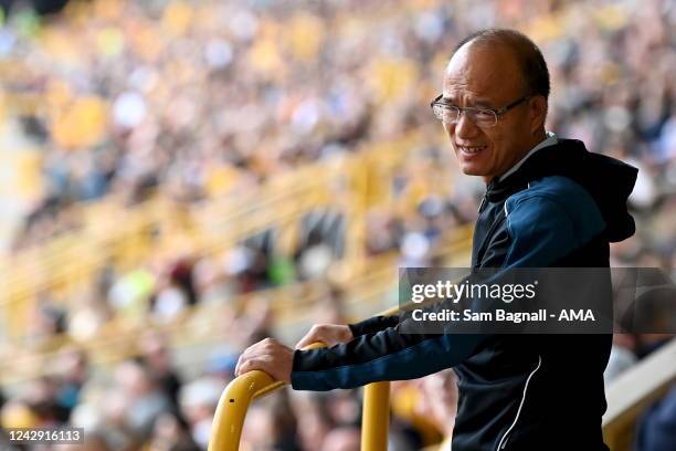 Guo Guangchang the owner of Wolverhampton Wanderers and Chairman of Fosun international during the Premier League match between Wolverhampton...