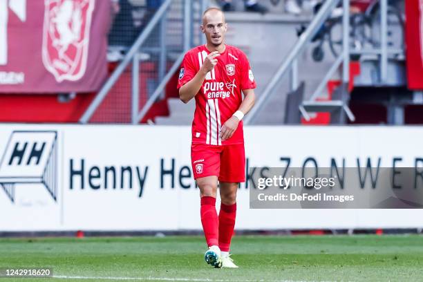 Vaclav Cerny of FC Twente looks on during the Dutch Eredivisie match between FC Twente and PSV Eindhoven at De Grolsch Veste Stadium on September 3,...