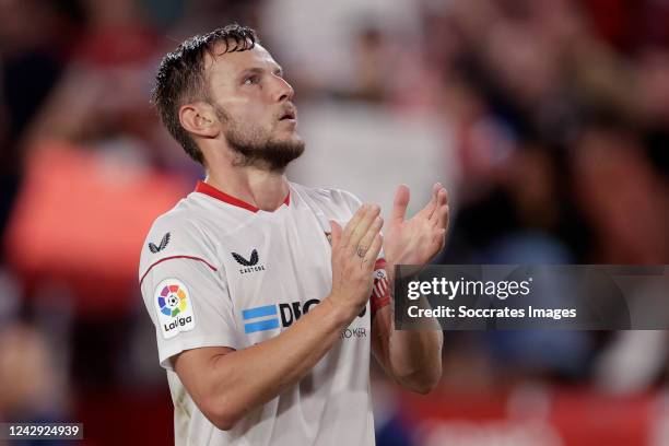 Ivan Rakitic of Sevilla during the La Liga Santander match between Sevilla v FC Barcelona at the Estadio Ramon Sanchez Pizjuan on September 3, 2022...