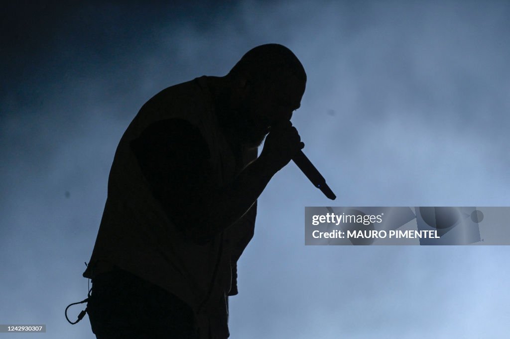 US rapper Post Malone performs on the Main stage of the Rock in Rio ...