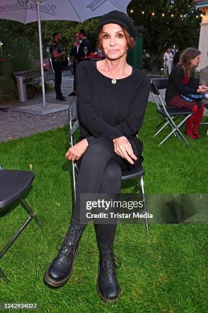 Anouschka Renzi during the "Sugar" musical premiere at Schlosspark Theater on September 4, 2022 in Berlin, Germany.