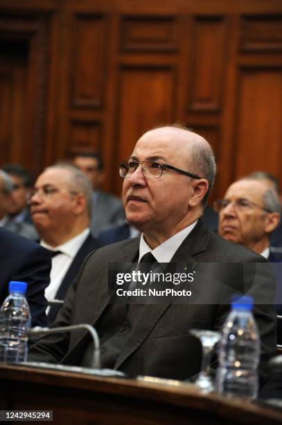 Algerian Prime Minister Aïmene Benabderrahmane, during the opening session in Algiers, Algeria on September 04, 2022.