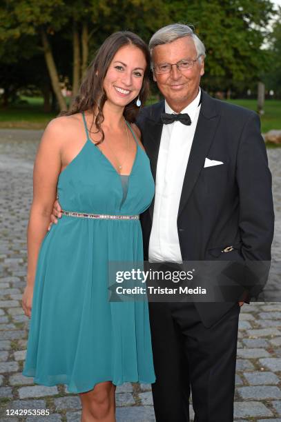 Wolfgang Bosbach and his daughter Caroline Bosbach attend the HERQUL German Boxing Awards Gala 2022 at Tipi am Kanzleramt on September 4, 2022 in...