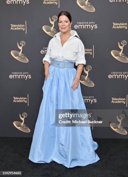 Marcia Gay Harden at the 2022 Creative Arts Emmy Awards held at the Microsoft Theater on September 4, 2022 in Los Angeles, California.