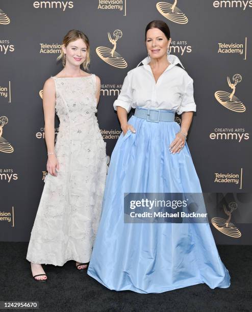 Julitta Dee Harden Scheel and Marcia Gay Harden at the 2022 Creative Arts Emmy Awards held at the Microsoft Theater on September 4, 2022 in Los...