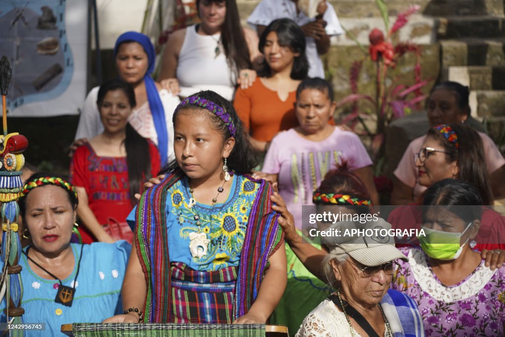 Internacional Indigenous Women's Day ritual in El Salvador
