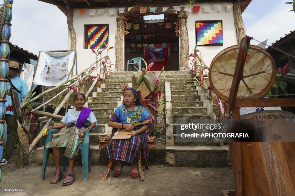 Internacional Indigenous Women's Day ritual in El Salvador