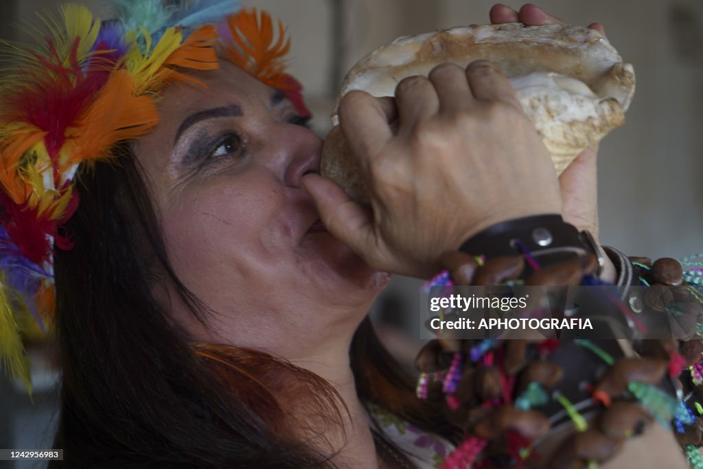 Internacional Indigenous Women's Day ritual in El Salvador