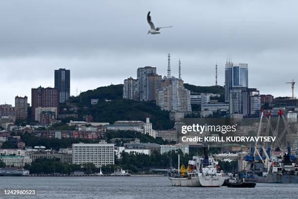 General view of the city of Vladivostok on September 5, 2022.
