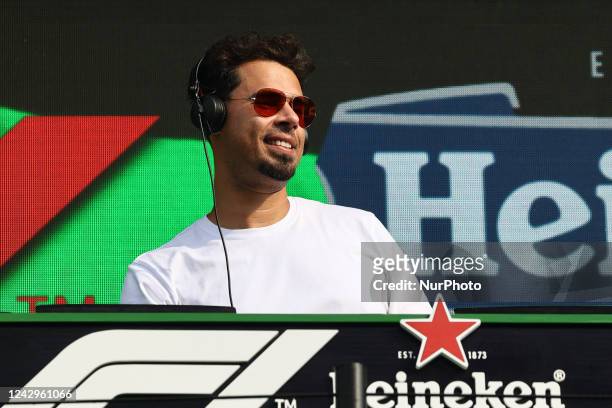 Afrojack performs after the Formula 1 Grand Prix of The Netherlands at Zandvoort circuit in Zandvoort, Netherlands on September 4, 2022.