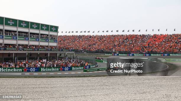 During the Formula 1 Grand Prix of The Netherlands at Zandvoort circuit in Zandvoort, Netherlands on September 4, 2022.