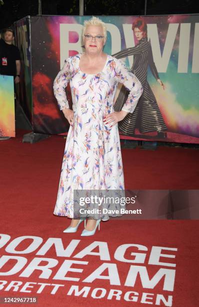 Eddie Izzard attends the London Premiere of "Moonage Daydream" at the BFI IMAX Waterloo on September 5, 2022 in London, England.