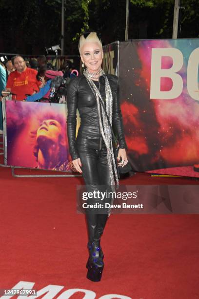 Daphne Guinness attends the London Premiere of "Moonage Daydream" at the BFI IMAX Waterloo on September 5, 2022 in London, England.